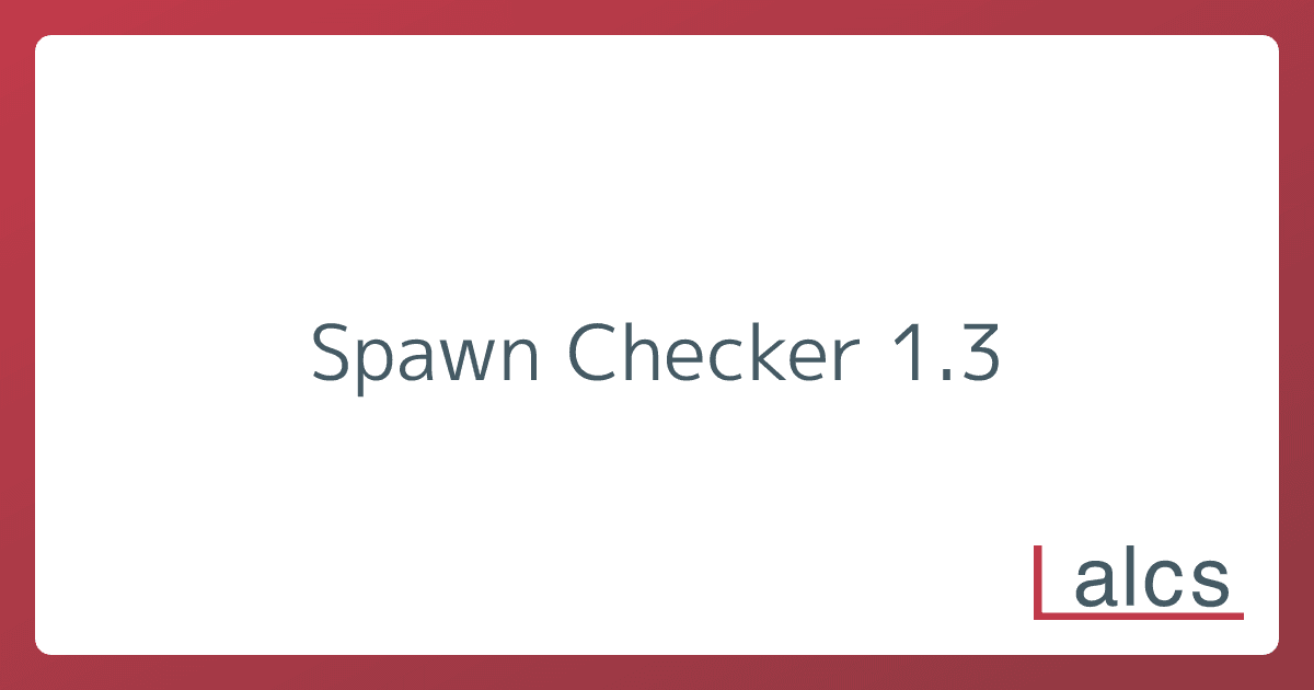 Spawn Checker 1.3