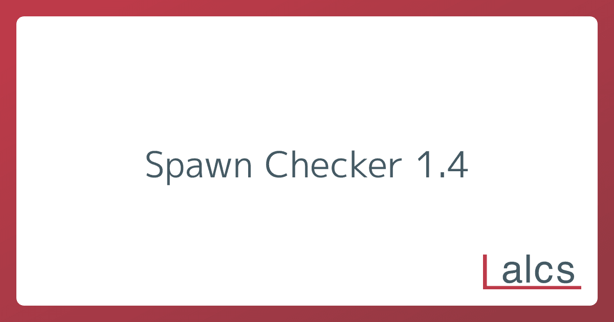 Spawn Checker 1.4